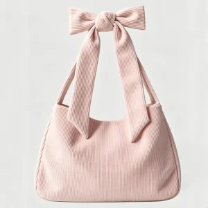 Corduroy Bucket Bag Plush Messenger Bag Cute Fluffy Handbag Tote Bag
