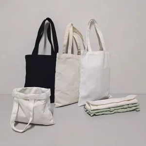 Cotton Shopping Canvas Tote Bag Style Size Customized Foldable Canvas Reusable Shopping Bag with Custom Printed Logo