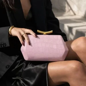 Crocodile Pattern Handbags for Ladies Suitable Wedding Party Evening Matching Chinese Online Clutch Bags