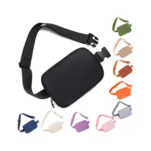 Cross Body Fanny Pack for Women Fashion Waist Bag Sports Traveling Running Waterproof Belt Bag with Adjustable Strap