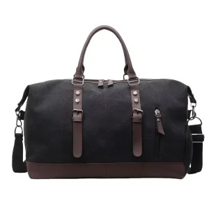 Cross Border Neutral Portable Travel Bag Canvas Fitness Boarding Bag Pull Rod Independent Shoe Warehouse Outdoor Travel