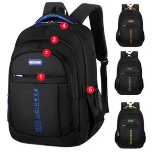 Cross-border Foreign Trade Fashion Large-Capacity Unisex College Student School Bag Outdoor Laptop Backpack