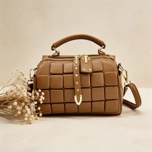 Cross border Foreign Trade Women’s Crossbody Bag New Style Urban Simplicity Middle Size Single Strap Portable Light Luxury