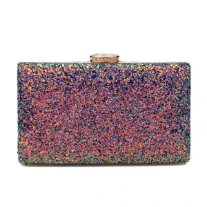 Cross border Sequins Women’s High end Feeling Banquet Clutch Bag Polyester Lining Celebrity Dress Evening Bag