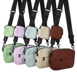 Crossbody Bag Dog Walking Waist Bag Dog Mom Owner Waterproof Custom Dog Treat Training Sling Fanny Shopping Pack