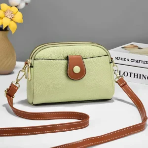 Crossbody Bag Ladies Leather Handbag for Women Designer Luxury Purse Leather Shoulder Bag