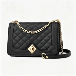 Crossbody Bags For Women Small Handbags PU Leather Shoulder Bag Purse Evening Bag Quilted Satchels With Chain Strap