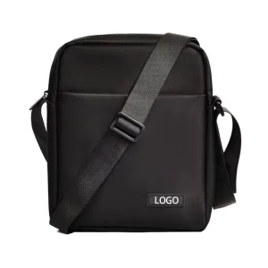 Custom Anti-Theft Vintage Small Nylon Waterproof Crossbody Fanny Pack Business Shoulder Bag for Men