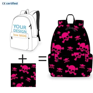 Custom Backpack Fashion Design Backpack Waterproof Traveling Back Bag School Bagsbag High Quality 300D Polyester School Bags
