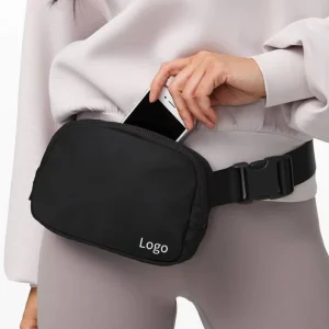 Custom Belt Bag Manufacturer Portable Durable Sling Purse Men Luxury Nylon Mini Sports Fanny Pack Waist Bag for Phone
