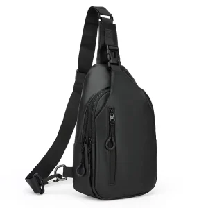 Custom Casual Men’s Large Capacity Travel Phone Pouch Bag Vintage Style Waterproof Outdoor Sport Running Cycling Belt Bag