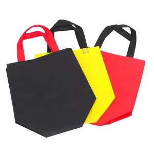Custom Colorful Blank Heat sealed Special PP Spunbond Non Woven Fabric Promotion Shopping Tote Bag