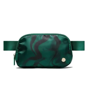Custom Crossbody Waist Bag Lulu Style Belt Bag Zipper Adjustable Size Waterproof Nylon Unisex Daily Travel Outdoor Fanny Pack