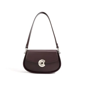 Custom Design Ladies Purses Handbags Genuine Leather Crossbody Bag Saddle Shoulder Bags for Women
