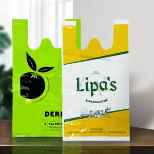 Custom Durable Supermarket Shopping Bags for Storing Vegetables & Fruits