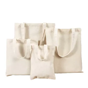 Custom Eco Cotton Large Beach Bag Recyclable Canvas Tote Bags Print