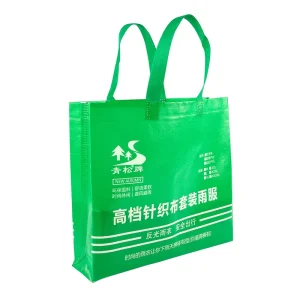Custom Eco Friendly Recycled Non Woven Tote Bags Laminated Cartoon Pattern Shopping Bag Reusable
