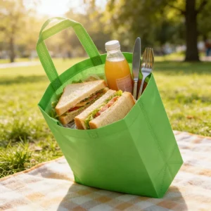 Custom Eco Friendly Reusable Non Woven Shopping Bag Logo Printed Grocery Tote Bag for Promotional & Daily Use
