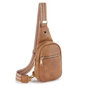 Custom Fashion Women Chest Pack Belt Bag Luxury Waist Bag PU Fanny Pack with Logo Print Portable Waist Pouch Crossbody Bag