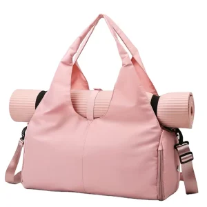 Custom High Quality Lightweight Sport Tote Bags Fashion Waterproof Women Travel Duffel Yoga Bag With Yoga Mat Holder