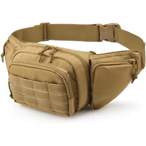 Custom High Quality Outdoors Fishing Cycling Camping Hiking Multi Functional Hip Bum Belt Tactical Fanny Pack Waist Bag