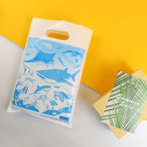 Custom High Quality Plastic Packaging Shopping Bag for Clothes with Logos
