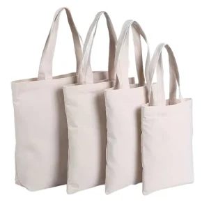 Custom LOGO Canvas Tote Bag Cotton Canvas Bag Reusable Shopping Bags