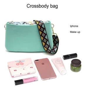 Custom LOGO EVA Unisex Fashion Foldable Waterproof Cross Body Sling Messenger Bag Zipper Closure Portable