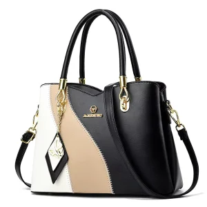 Custom Large Capacity Girls Stylish Top Handle Shoulder Purses Laptop Women’s Pu Tote Handbag Summer Autumn Winter