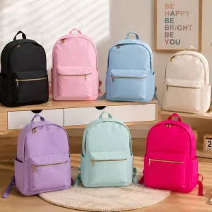 Custom Lightweight School Backpack Large Capacity Student Book Bag Casual Travel Backpack