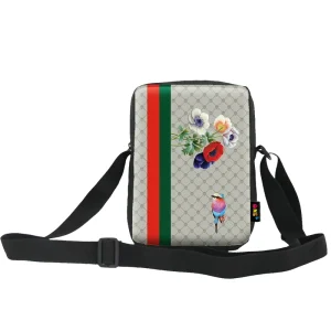 Custom Lightweight Women’s Mini Messenger Bag with Adjustable Wide Shoulder Strap and Cartoon Pattern Print Shoulder Bags