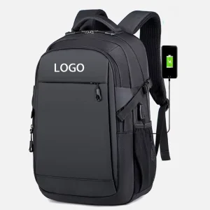 Custom Logo 15.6 Inch Outdoor Office Design Sports Oxford Usb Waterproof Bagpack Back Pack Design School Bag Laptop Backpack