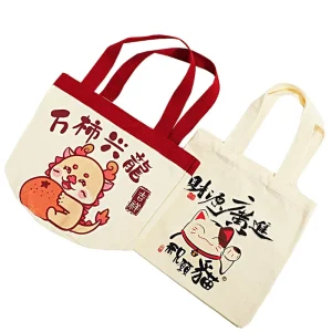 Custom Logo Canvas Tote Bag Recycle Clothing Gift Packaging Shopping Bag Eco Friendly Reusable Cotton Canvas Bag