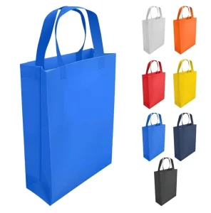 Custom Logo Durable Non-Woven Tote Bag Reusable Shopping Bag Patch Handle Custom Color Size Gift Supermarkets