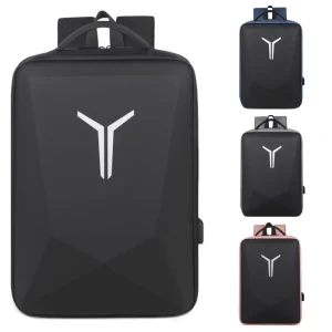 Custom Logo EVA Men Hard Shell Anti Theft Travel Waterproof Business Laptop Backpack With USB