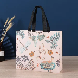 Custom Logo Eco Friendly Reusable Non Woven Garment Bag Grocery Tote Folding Fashion Gift Shopping Bags
