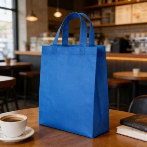 Custom Logo Eco Non Woven Tote Bag Reusable Shopping Bag Lightweight Durable Promotional Bag for Supermarket Retail