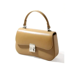Custom Logo Genuine Leather Women Crossbody Bag OEM Elegant Shoulder Handbag Manufacturer