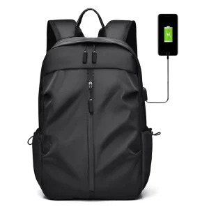 Custom Logo Grey Stylish Waterproof Students School Backpack Boys Shockproof Laptop Bag Large School Backpack