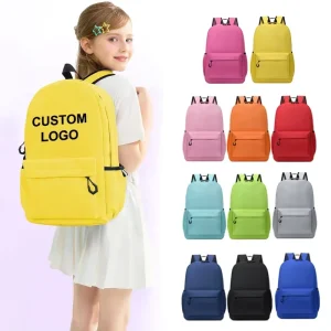 Custom Logo Kids School Bags Waterproof Oxford Children’s Backpacks Large Capacity Multi-Color Student Backpack