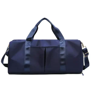 Custom Logo Large Capacity Oxford Luggage Travel Bag Waterproof Portable with Zipper Closure