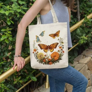 Custom Logo Luxury Foldable Cotton Canvas Shopping Bags Reusable and Recyclable with Customized Images or Text