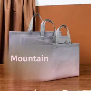 Custom Logo Non Woven Bag Reusable Tote Shopping Bag Retail Gift Packaging Factory OEM