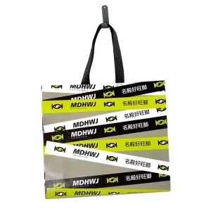 Custom Logo Non Woven Shopping Bag Reusable Grocery Tote Bag with Customized Print for Retail & Promotion