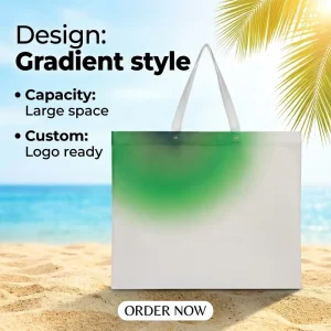 Custom Logo Non Woven Tote Bag Eco Friendly Reusable Personalized Printed Corporate Business Gift Shopping Packaging Bag