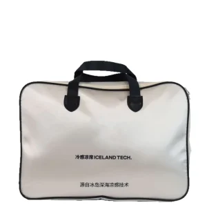 Custom Logo Non Woven Zipper Bag Dustproof Handle for Bedding Set Packaging and Home Quilt Storage Custom Size Color