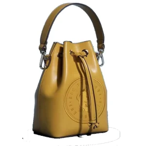 Custom Logo OEM BSCI Certified Mini Drawstring Women Vegan Leather Bowling Handbag Women Shoulder Messenger Bag Bucket Bag