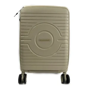 Custom Logo PC Polyester Lining Travel Bag for Men Luggage Handbag Large Capacity Fixed Casters Suitcase