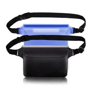 Custom Logo PVC Waterproof Waist Bag Beach Bag Clear Fanny Pack Waist Pouch Bag Waterproof Transparent Sport Waist Bag