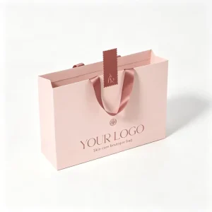 Custom Logo Paper Tote Bag Luxury Shopping Gift Bag With Handle Embossing UV Hot Stamping Optional MOQ 200 Gift Shopping Bag